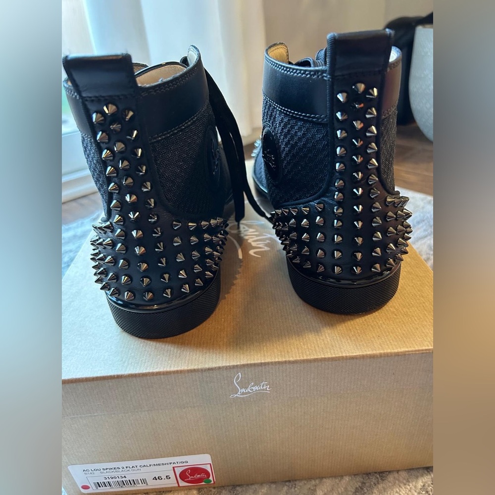 AUTHENTIC Christian Louboutin Louis Orlato Spikes - Picture 4 of 5